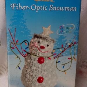 HALLMARK Fiber Optic Snowman